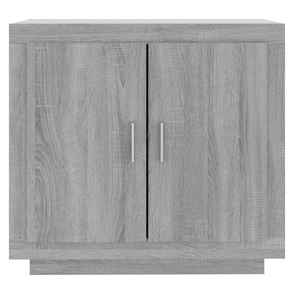 Sideboard 80x40x75 cm engineered wood grey oak colour - grey sonoma oak, 1 - number 5.