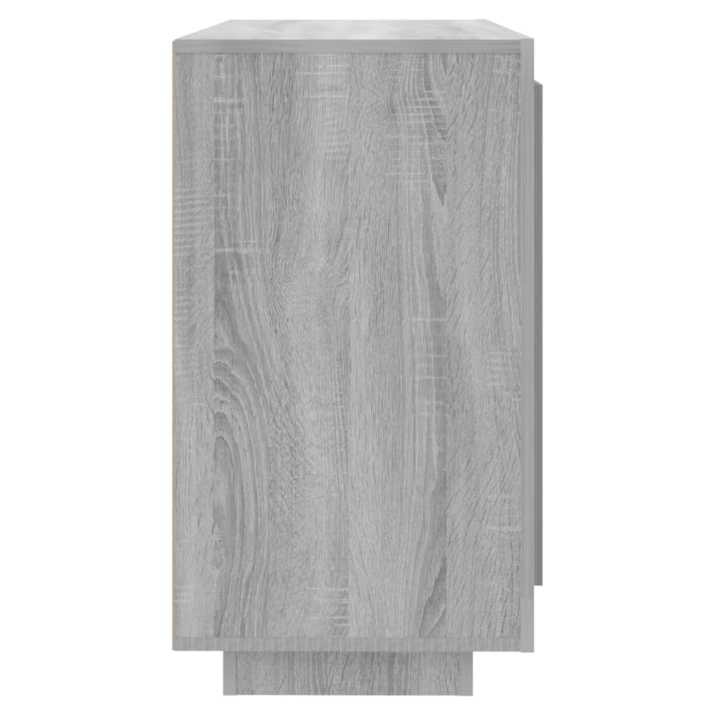 Sideboard 80x40x75 cm engineered wood grey oak colour - grey sonoma oak, 1 - number 7.