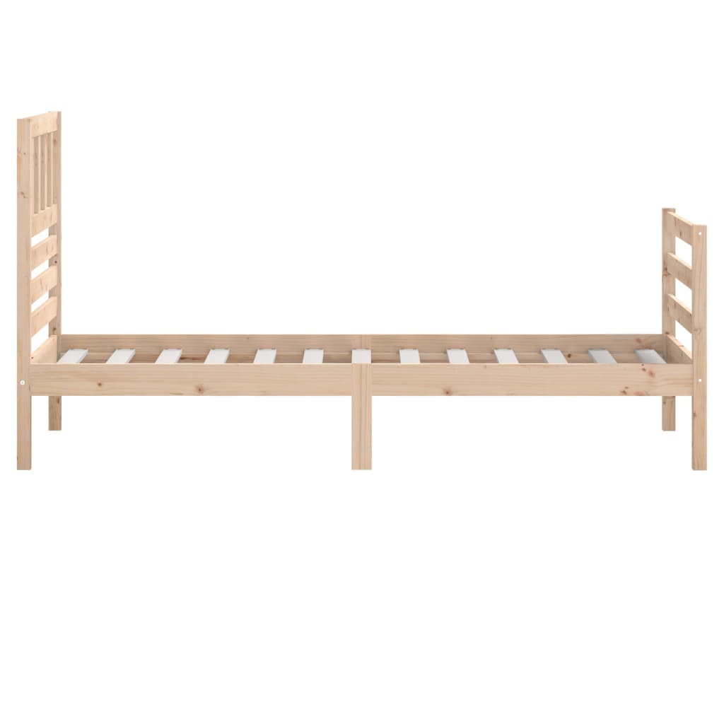 Cadre de lit 90x190 cm simple en bois massif - number 5.