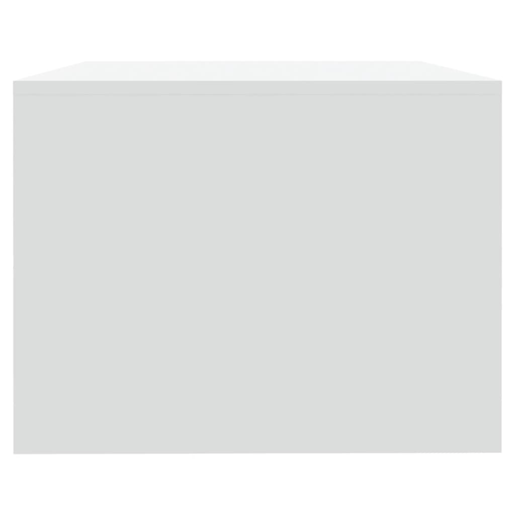 Sofabord 102x55x42 cm konstrueret træ - hvid, 1 - number 8.