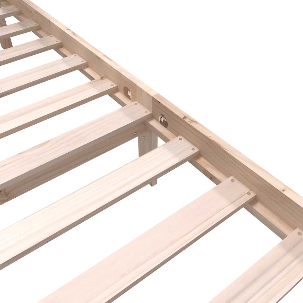 Okvir kreveta masivni bor - prirodna boja, 180 x 200 cm - number 7.