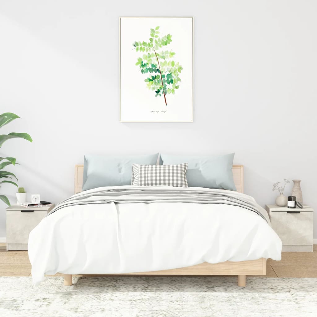 Noćni ormarić 40x39x40 cm kom. - betonsko siva, 2 - number 1.