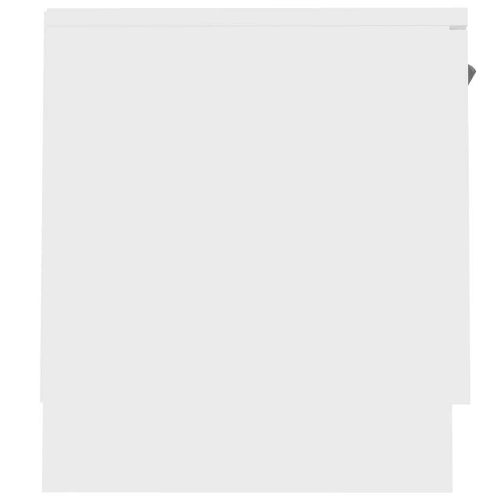 Szafka rtv 140x35x40 cm drewno klejone - biała, 1 - number 6.