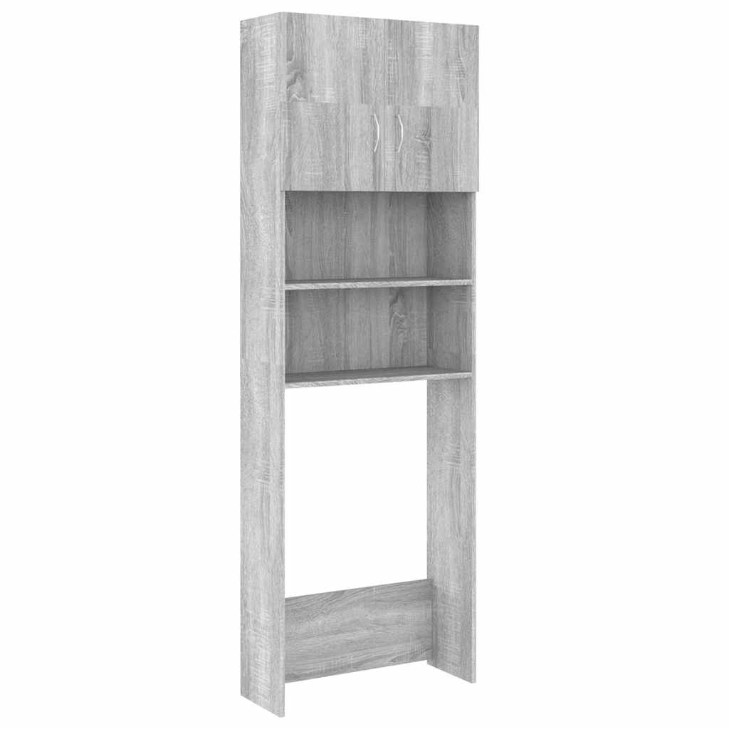 Washing machine cabinet 64x25.5x190 cm - gray sonoma oak, 1 - number 2.