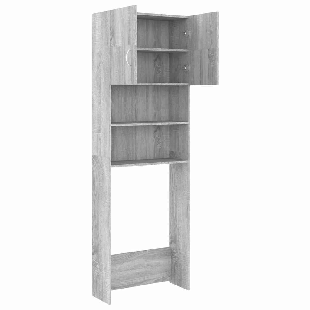 Washing machine cabinet 64x25.5x190 cm - gray sonoma oak, 1 - number 5.