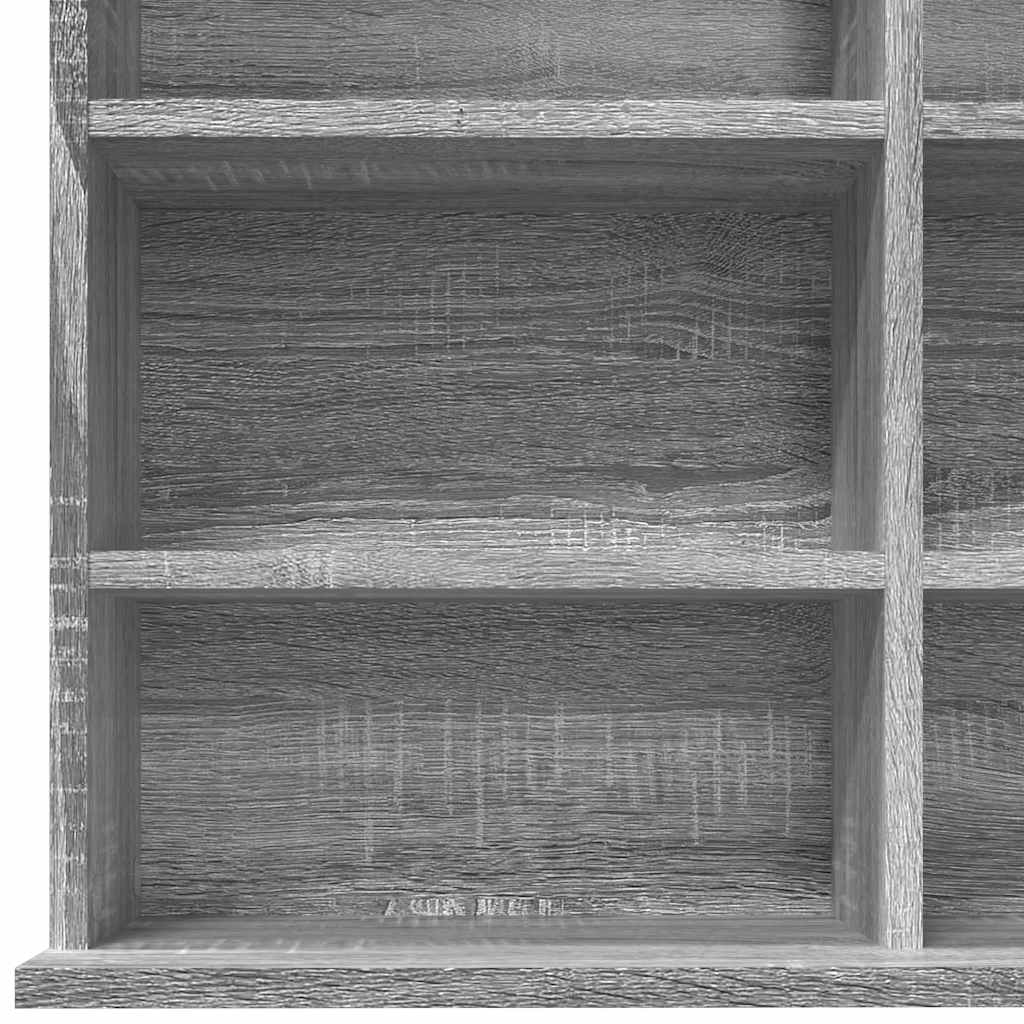 Polica za knjige 102x23x177,5 cm konstruirano drvo - sivi sonoma hrast, 103 x 23 x 177,5 cm, 1 - number 7.