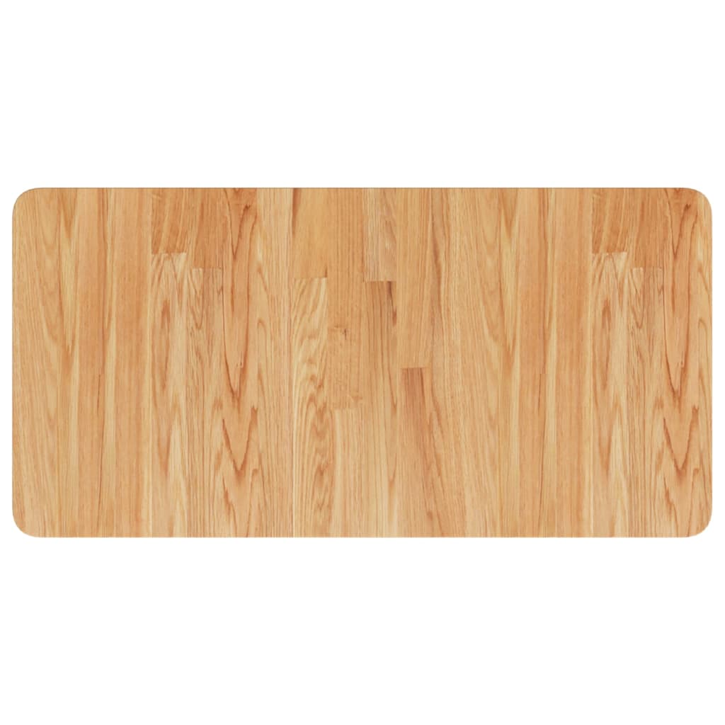 Bordplade til badeværelse 80x40x1,5 cm massivt træ - lysebrun, 80 x 40 x 1.5 cm - number 2.