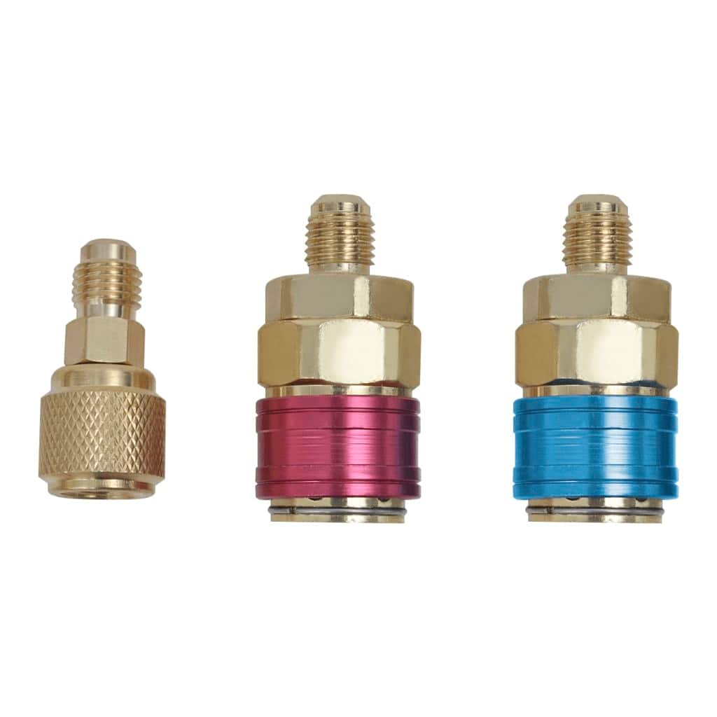 Vakuumpumpe med trykmålersæt med manifold til klimaanlæg - 50 l / min, 2-vejs - number 12.