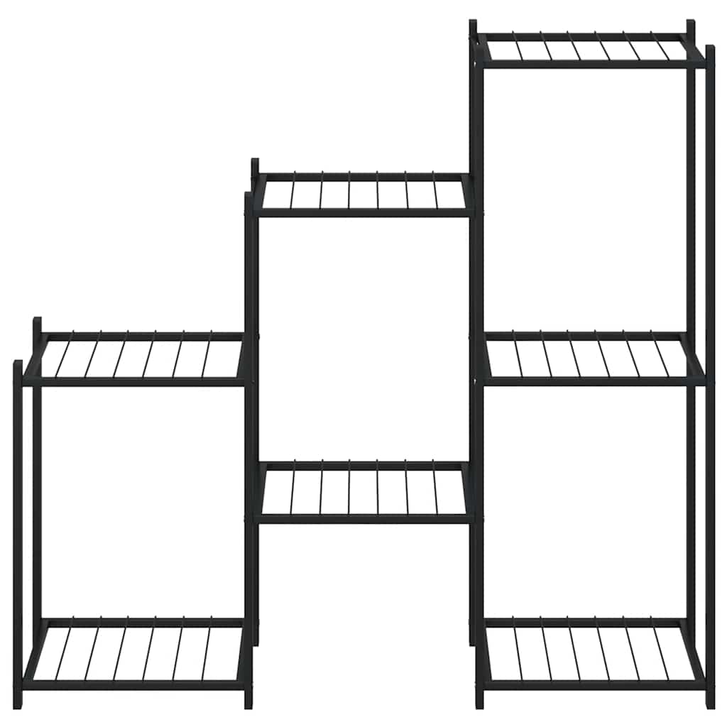 Stojan na květiny 83x25x80 cm železo černá - number 5.