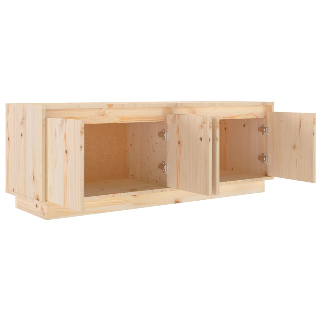 Tv-bord 110x34x40 cm massiv furu - number 6.