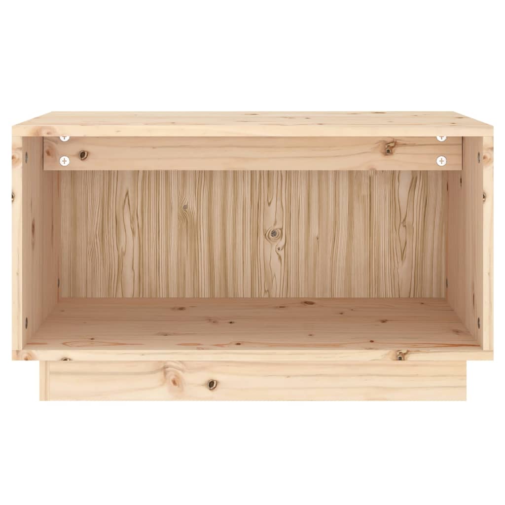 Tv-bord 60x35x35 cm massivt fyrretræ - naturfarvet, 1 - number 3.