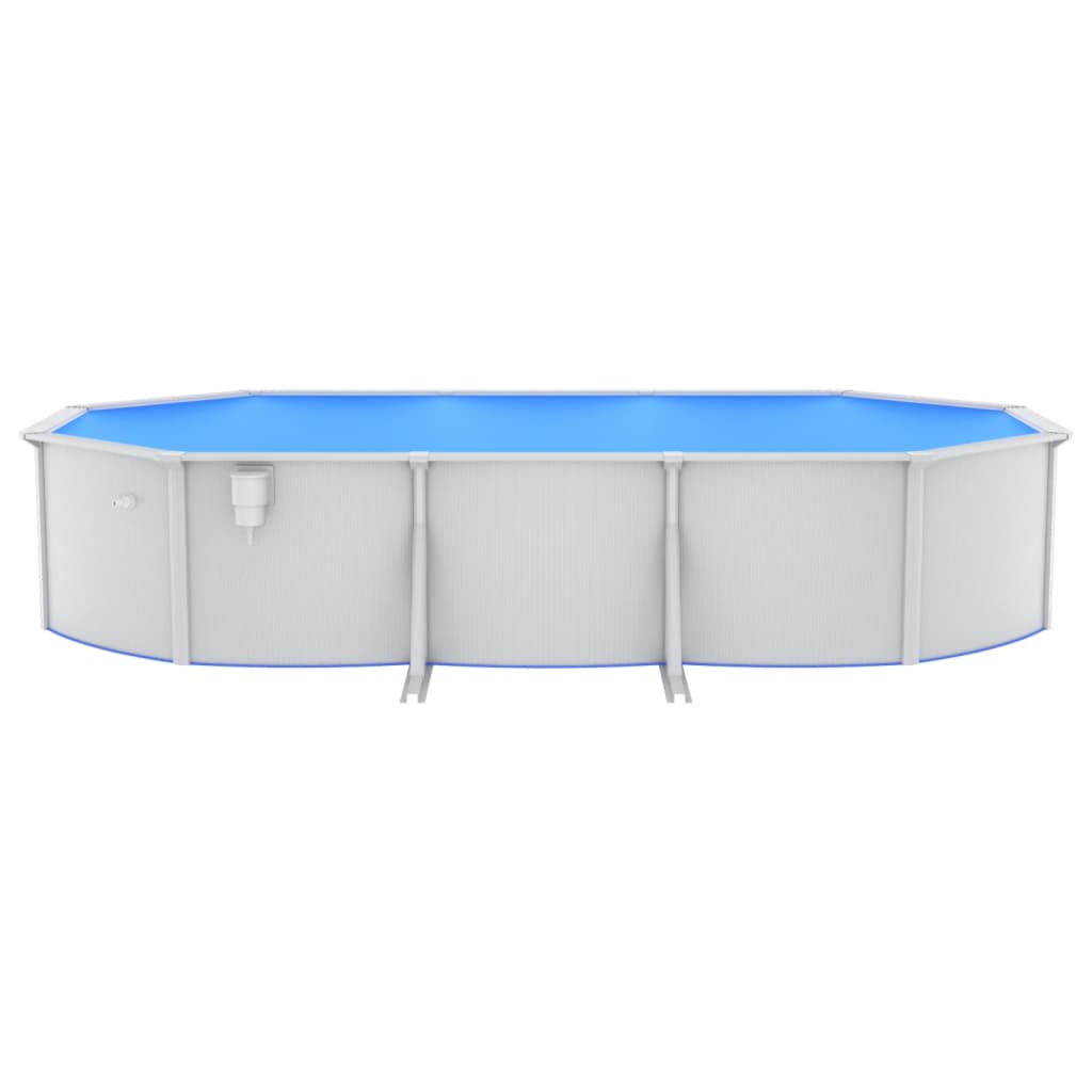 Swimmingpool med sandfilterpumpe og stige 610x360x120 cm - number 4.