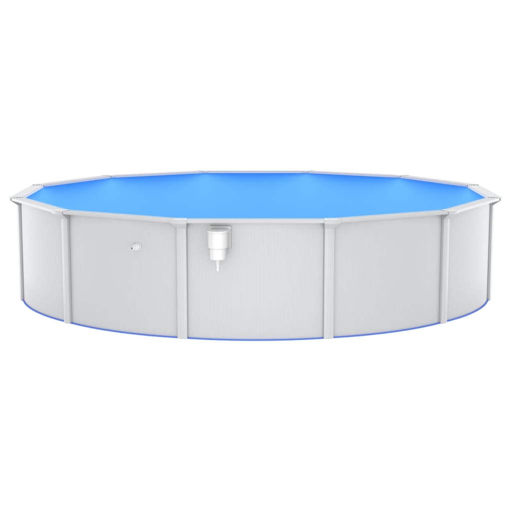 Swimmingpool med sandfilterpumpe 550x120 cm - ø 550 x 120 cm, pool + pumpe - number 3.