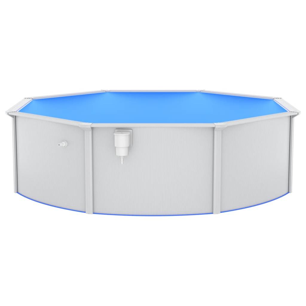 Swimmingpool med poolstige 460x120 cm - ø 460 x 120 cm, pool + stige - number 3.