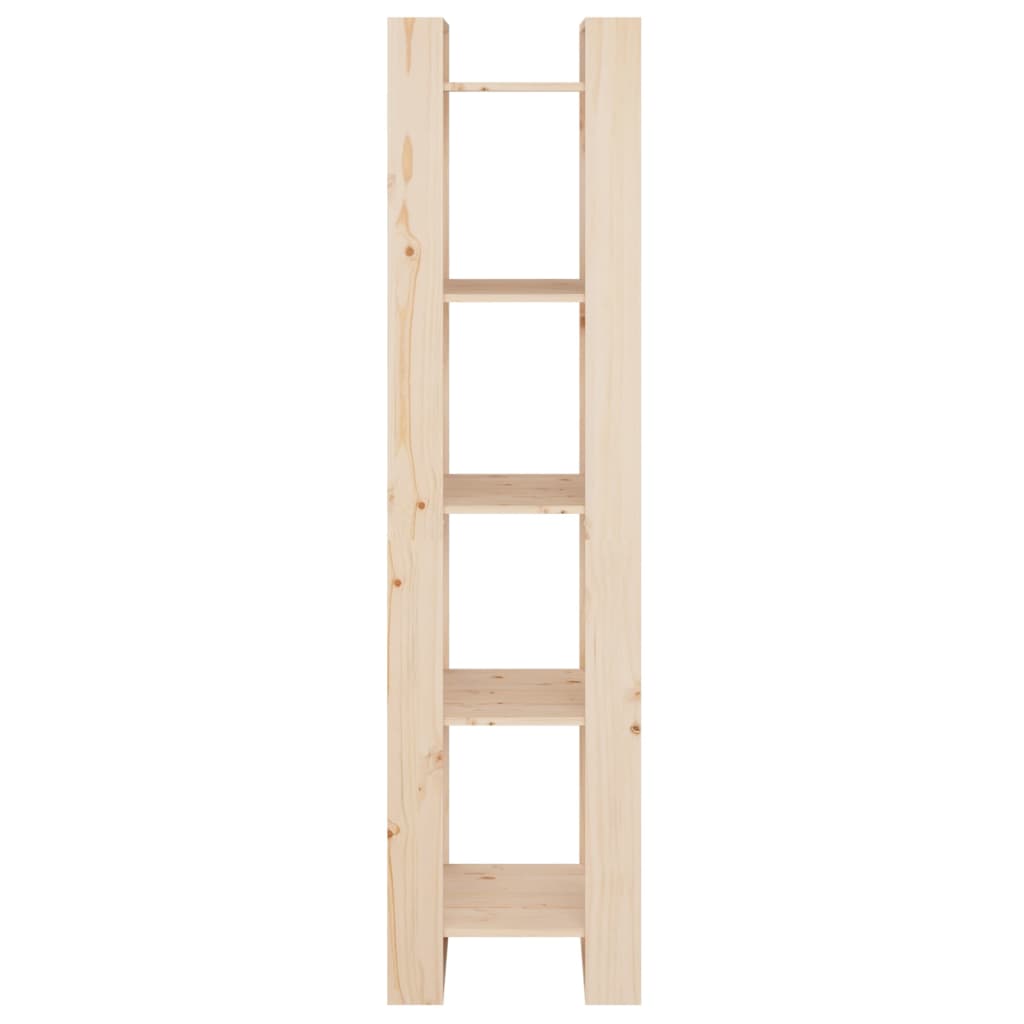 Regał/przegroda pokojowa 41x35x160 cm sosna lita - kolor naturalny, 1 szt. - number 5.