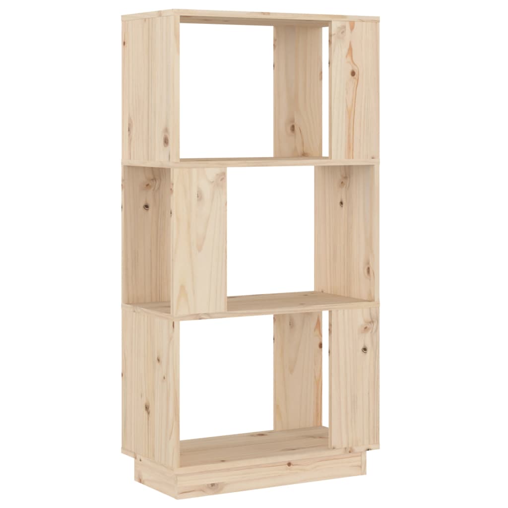 Bookshelf/room divider 51x25x101 cm solid pine - natural colour, 1 - number 2.