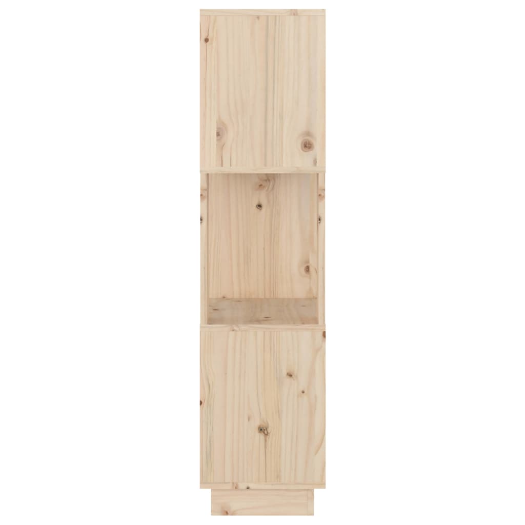 Bookshelf/room divider 51x25x101 cm solid pine - natural colour, 1 - number 6.