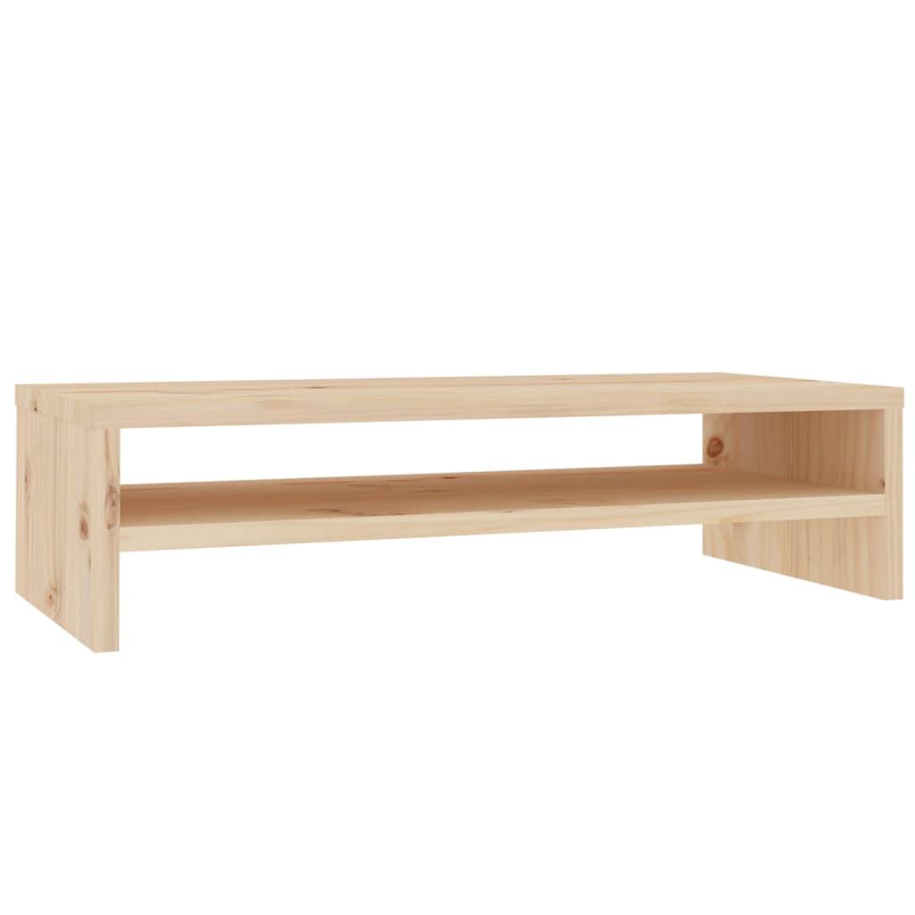 Skjermholder 50x24x13 cm massiv furu - naturlig farge, 1 - number 2.