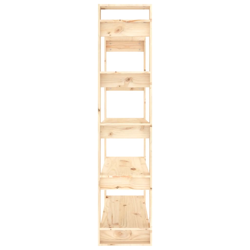 Bokhylle/romdeler 80x35x160 cm solid furu - number 6.