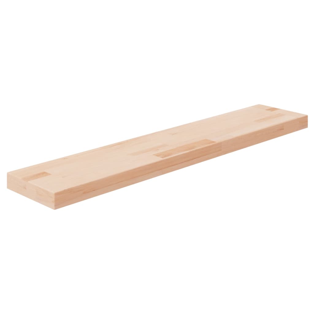Hylleplate ubehandlet massiv eik - 100 x 20 x 4 cm, 1 - number 1.