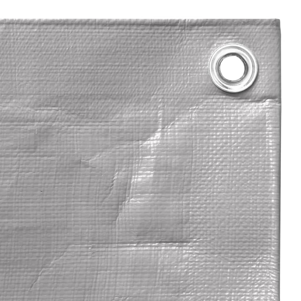 Presenning 260 g/m² hdpe - grå, 2 x 3 m, 1, 260 gsm - number 4.