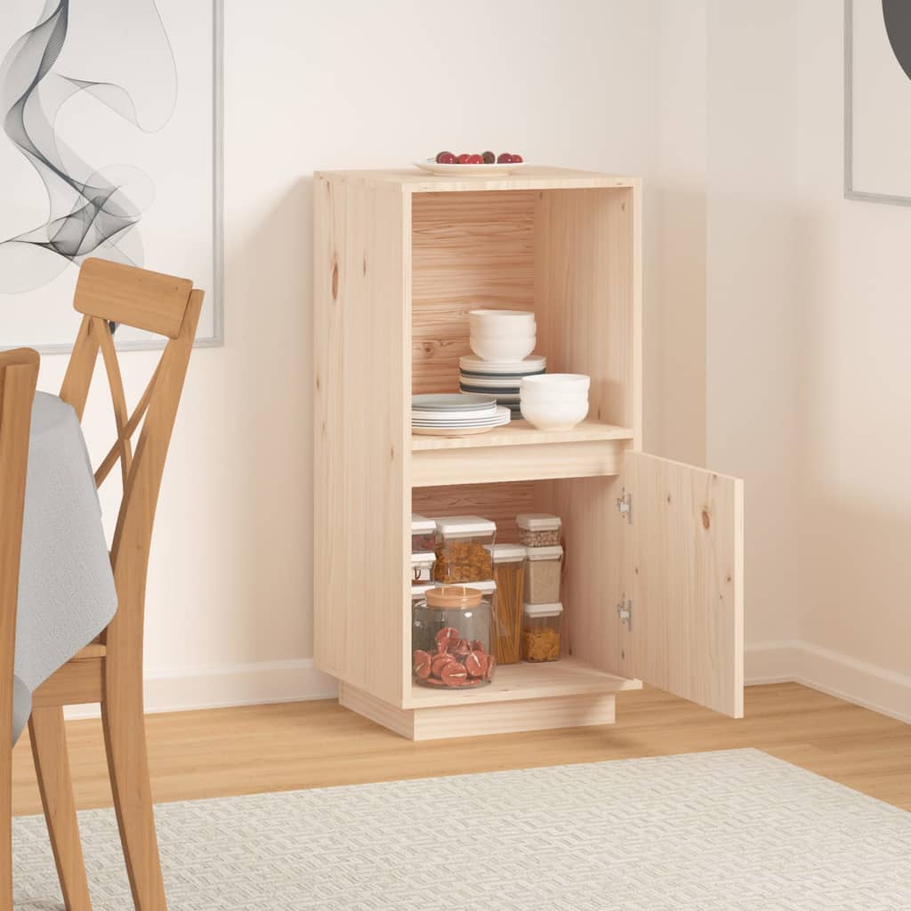 Skänk 38x35x80 cm massiv furu - naturlig färg, 1 - number 7.