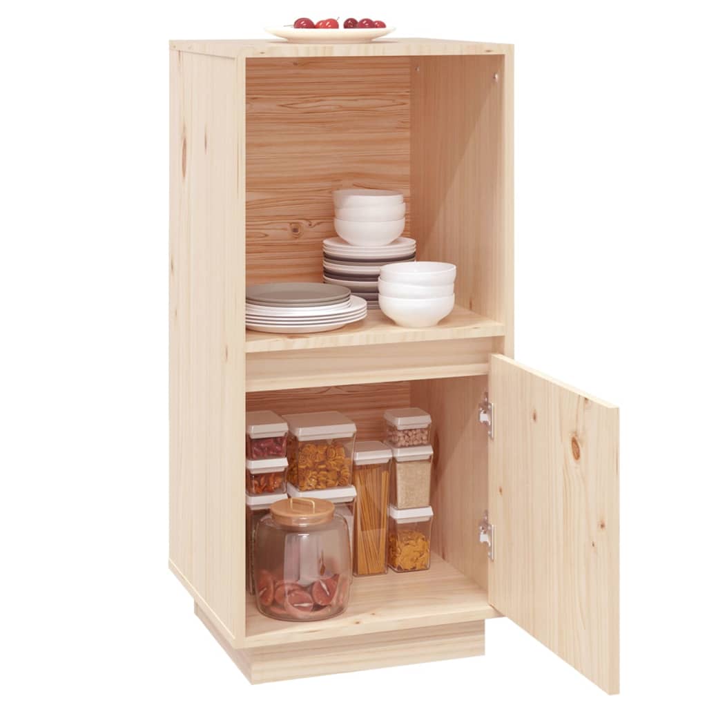 Skänk 38x35x80 cm massiv furu - naturlig färg, 1 - number 9.