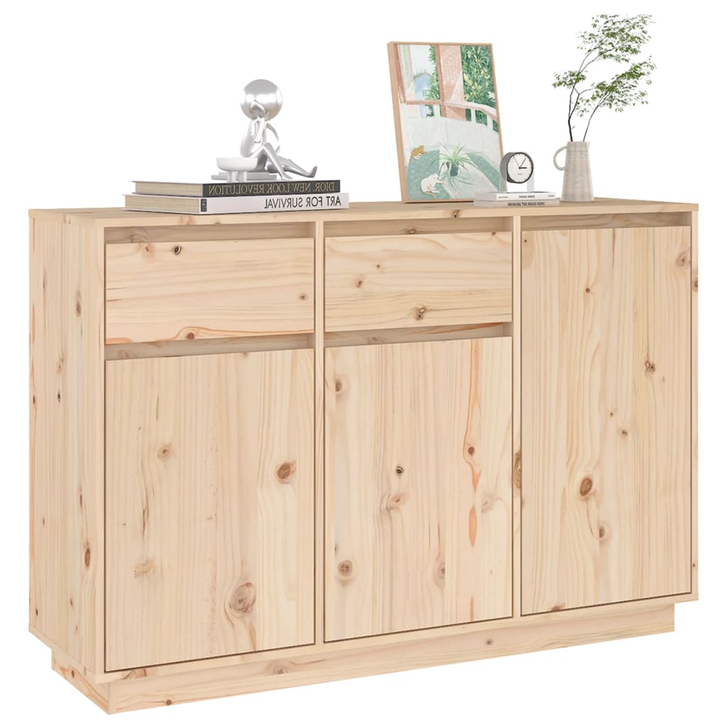Sideboard 110x34x75 cm solid pine - number 6.