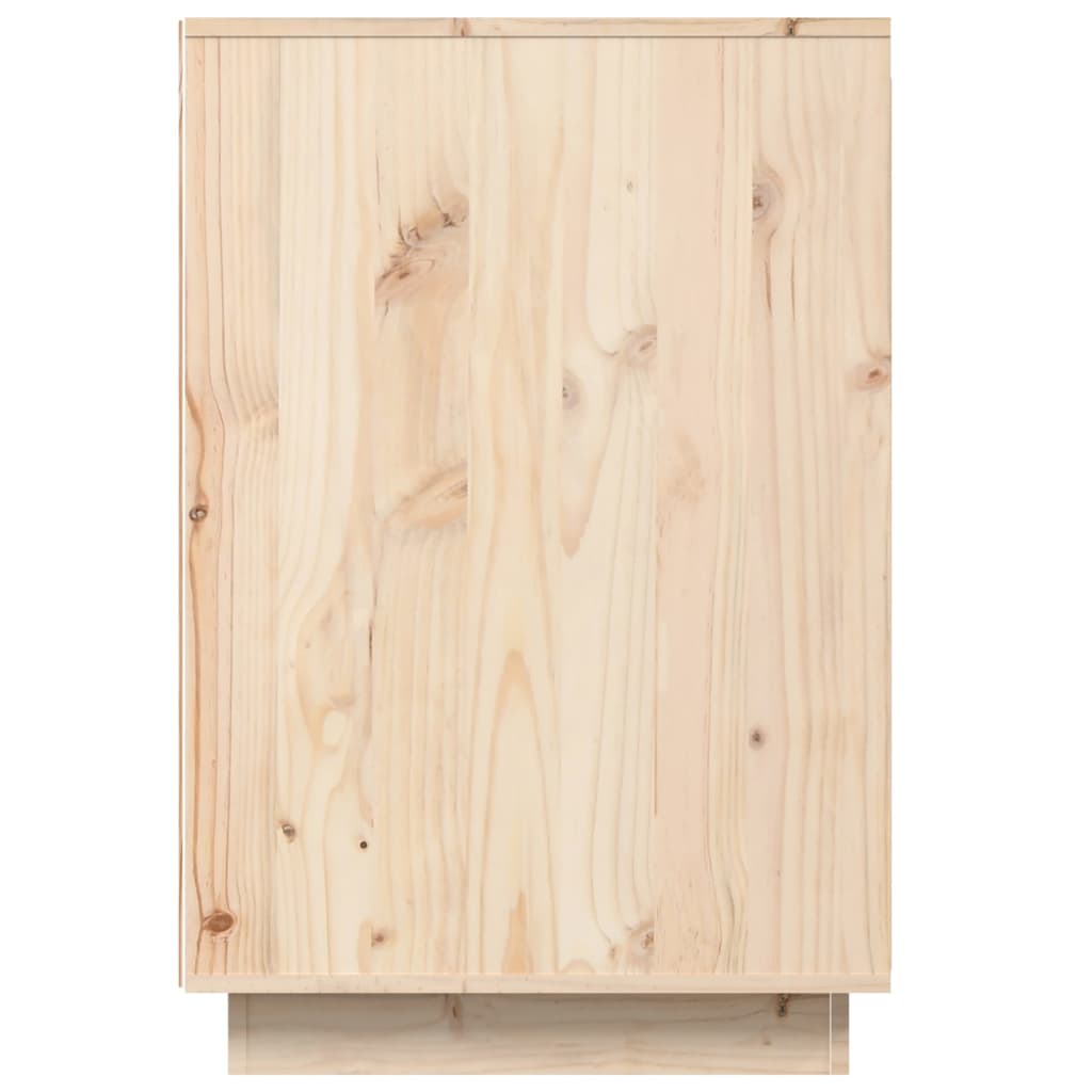 Skrivebord 140x50x75 cm massiv furu - naturlig farge - number 7.