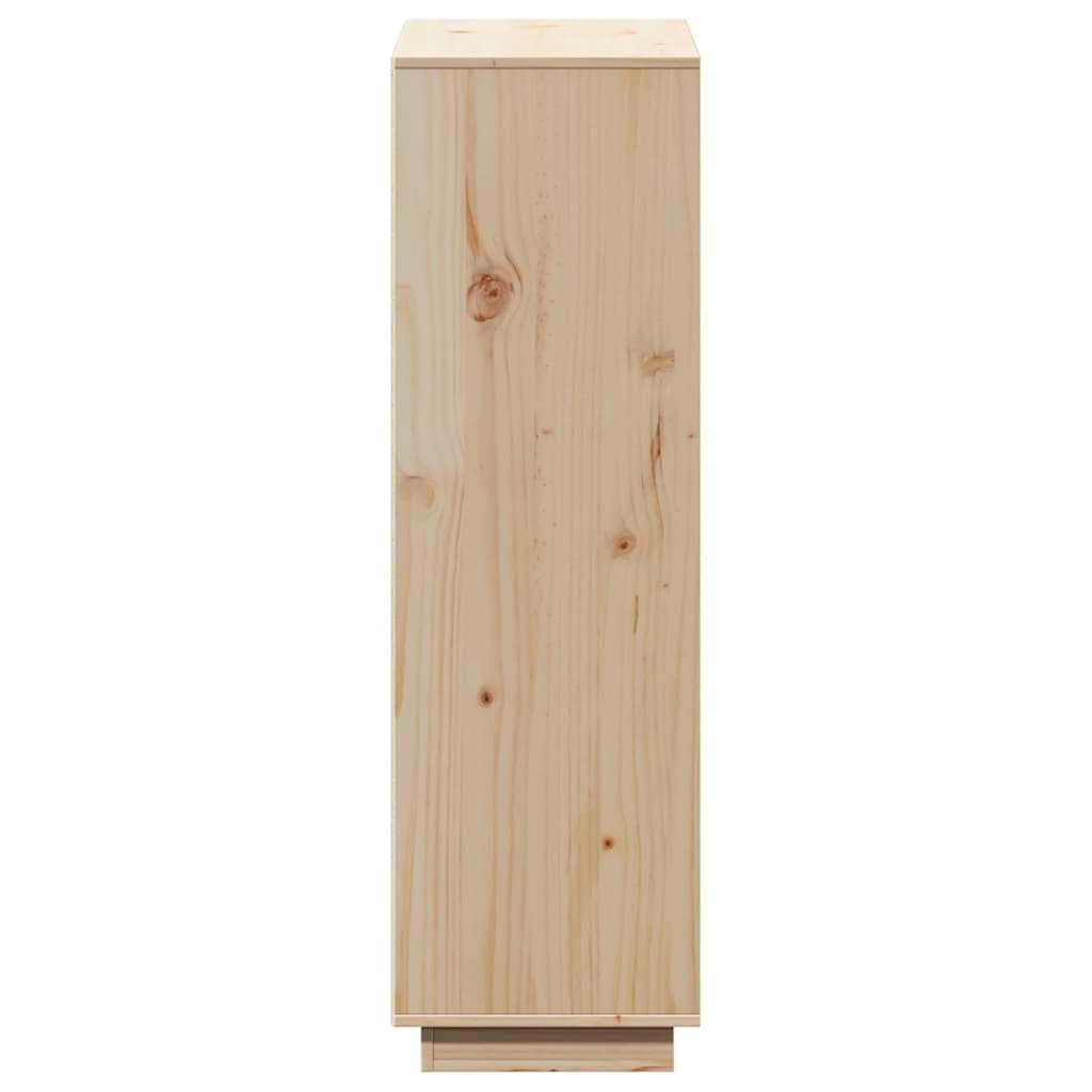 Reol 110,5x35x117 cm massivt fyrretræ - naturfarvet, 1 - number 8.