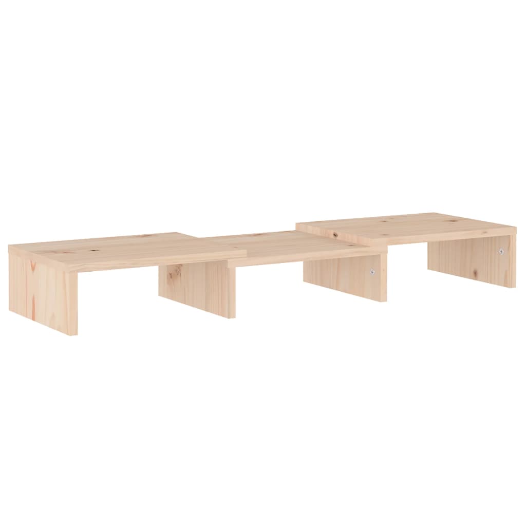 Skjermholder 60x24x10,5 cm massiv furu - naturlig farge, 60 x 24 x 10,5 cm, 1 - number 4.