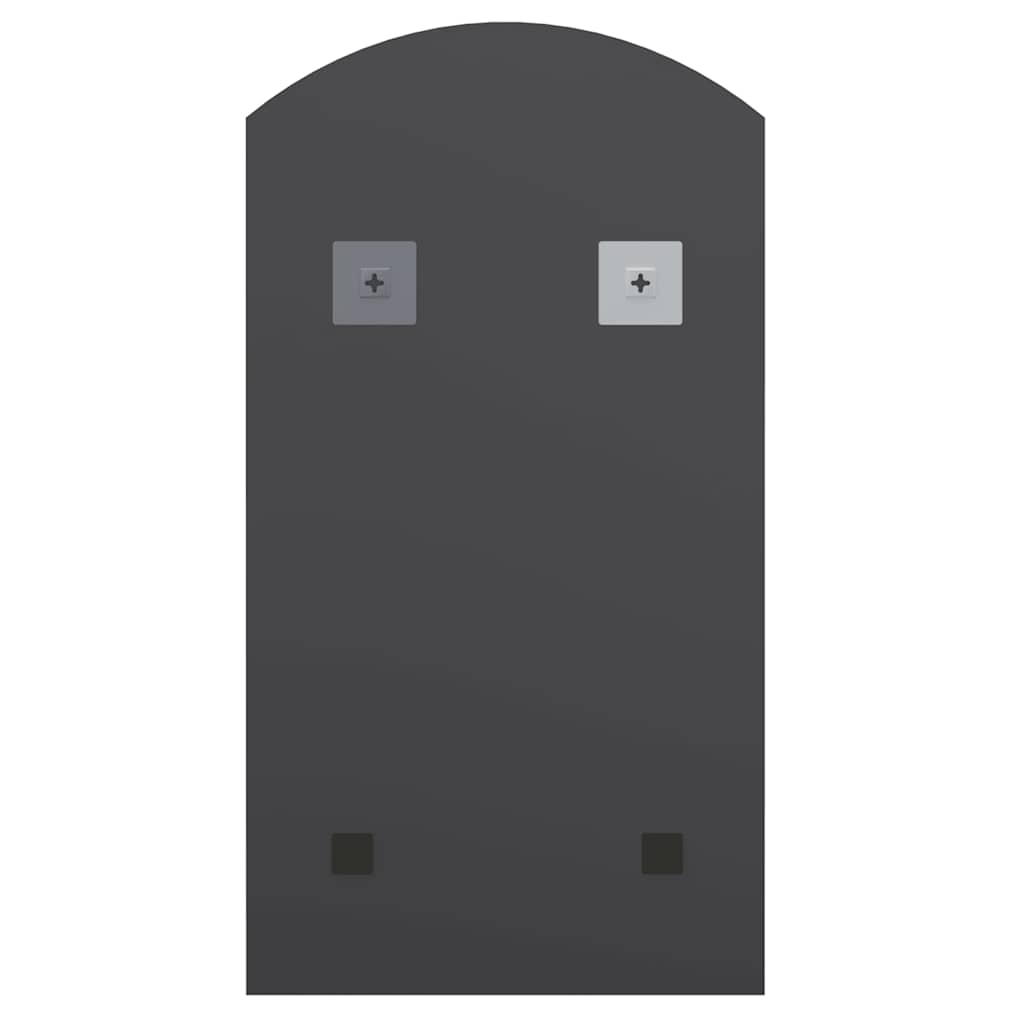 Miroir avec lampes led glass - 90 x 45 cm, 1, avec led, courbe - number 6.