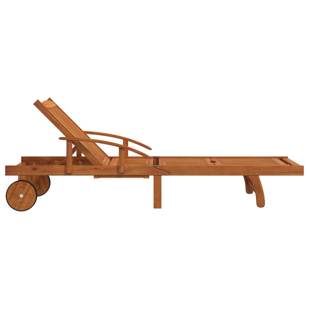 Ležaljke 2 kom. puno bagremovo drvo - number 6.