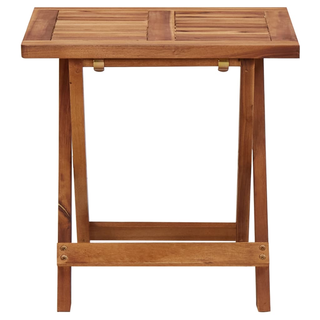 Liggestole 2 stk. med bord massivt akacietræ - number 12.