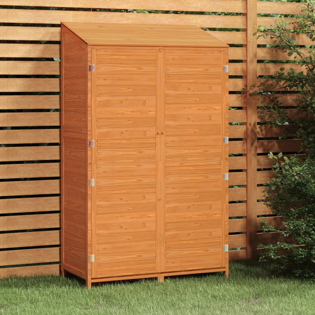 Garden shed 102x52x174.5 cm solid spruce wood brown - number 1.
