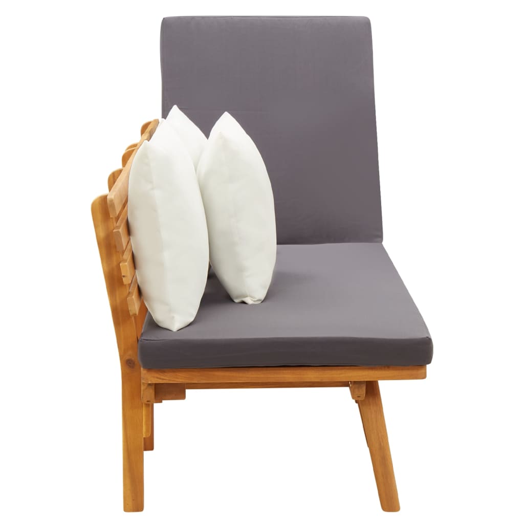 Daybed til haven 200x65 cm massivt akacietræ - number 6.