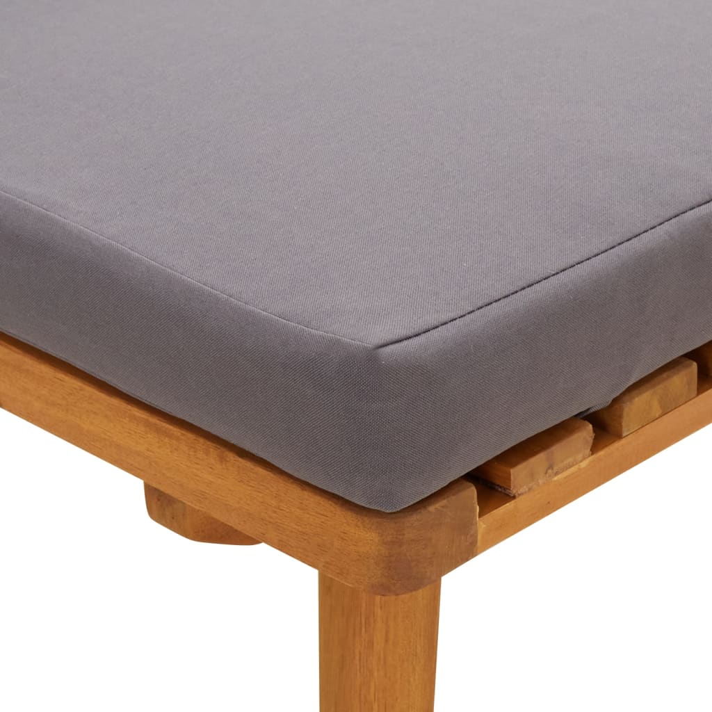 Daybed til haven 200x65 cm massivt akacietræ - number 9.