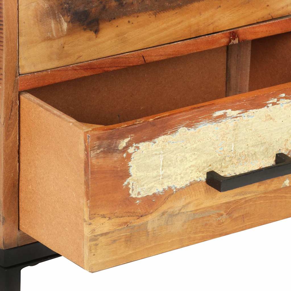 Skænk 88x30x73 cm massivt genbrugstræ - number 7.