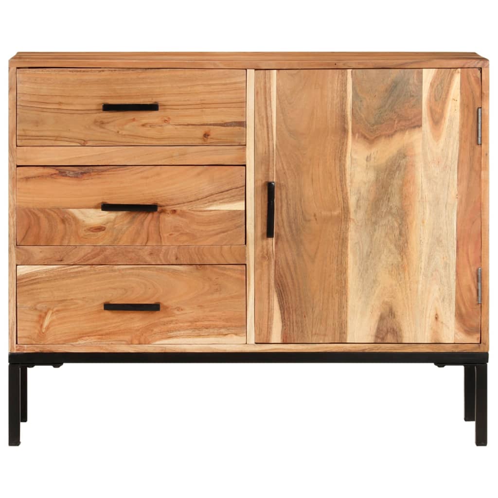 Sideboard 88x30x73 cm massivt akaciaträ - number 2.