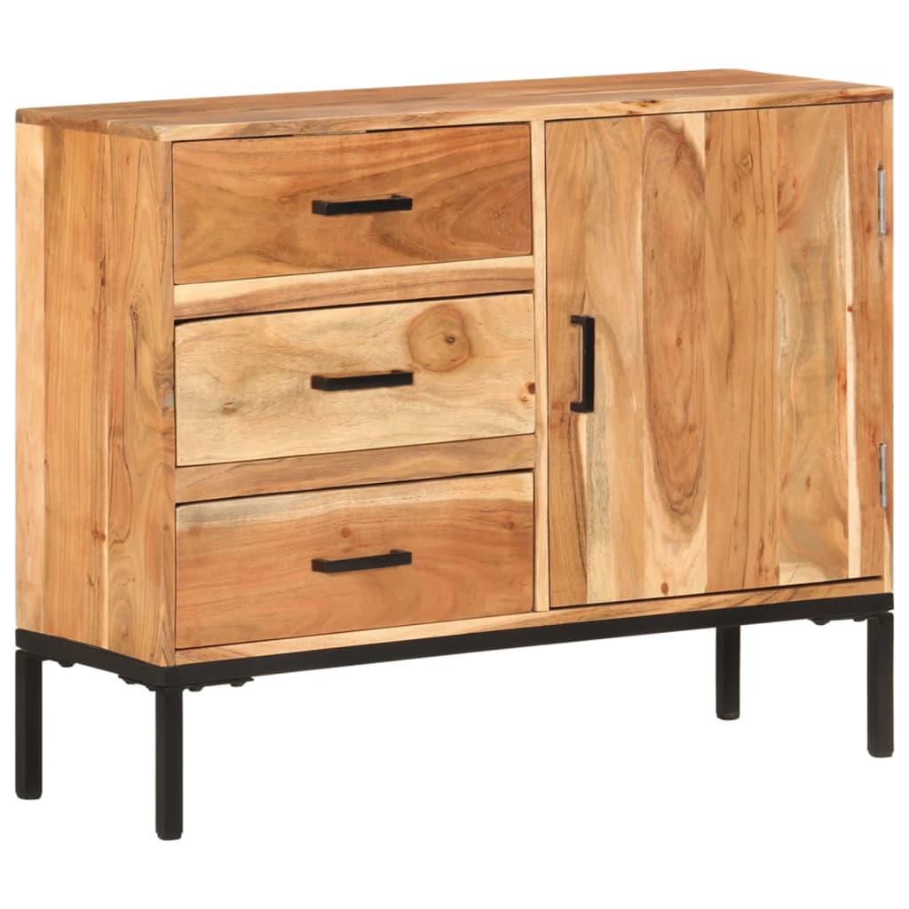 Sideboard 88x30x73 cm massivt akaciaträ - number 11.