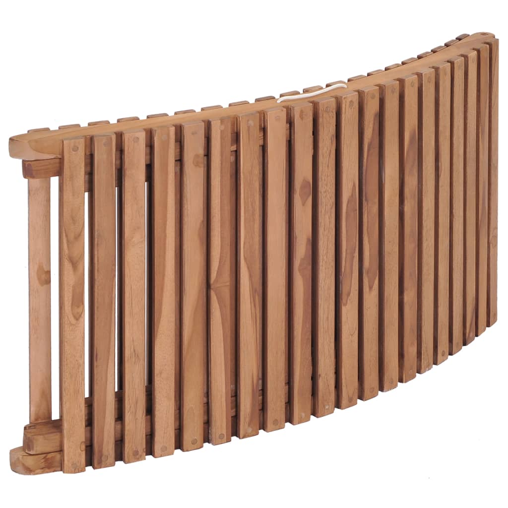 Foldbare liggestole 2 stk. massivt teaktræ - number 9.