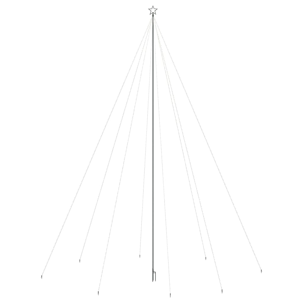 Sapin de noël lumineux 1300 leds 8 m intérieur/extérieur lumière bleue - bleu, 800 x 230 cm, 1 - number 3.