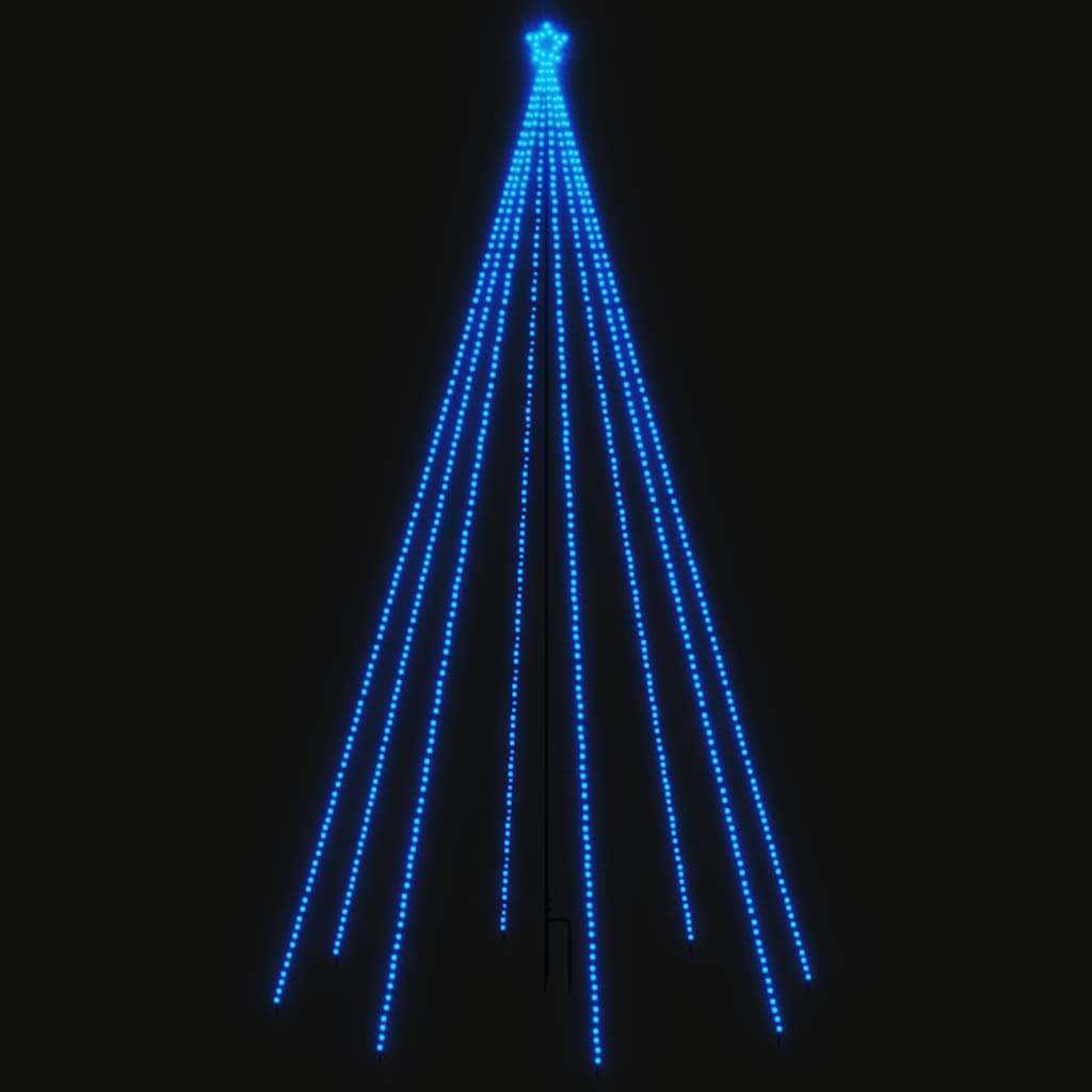 Illuminated christmas tree 5 m 800 leds indoor/outdoor blue light - blue, 500 x 160 cm, 1 - number 2.