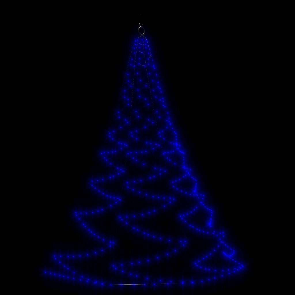Sapin de noël led pour mur avec crochet en métal led'er 5 m - bleu, 1 720 - number 2.