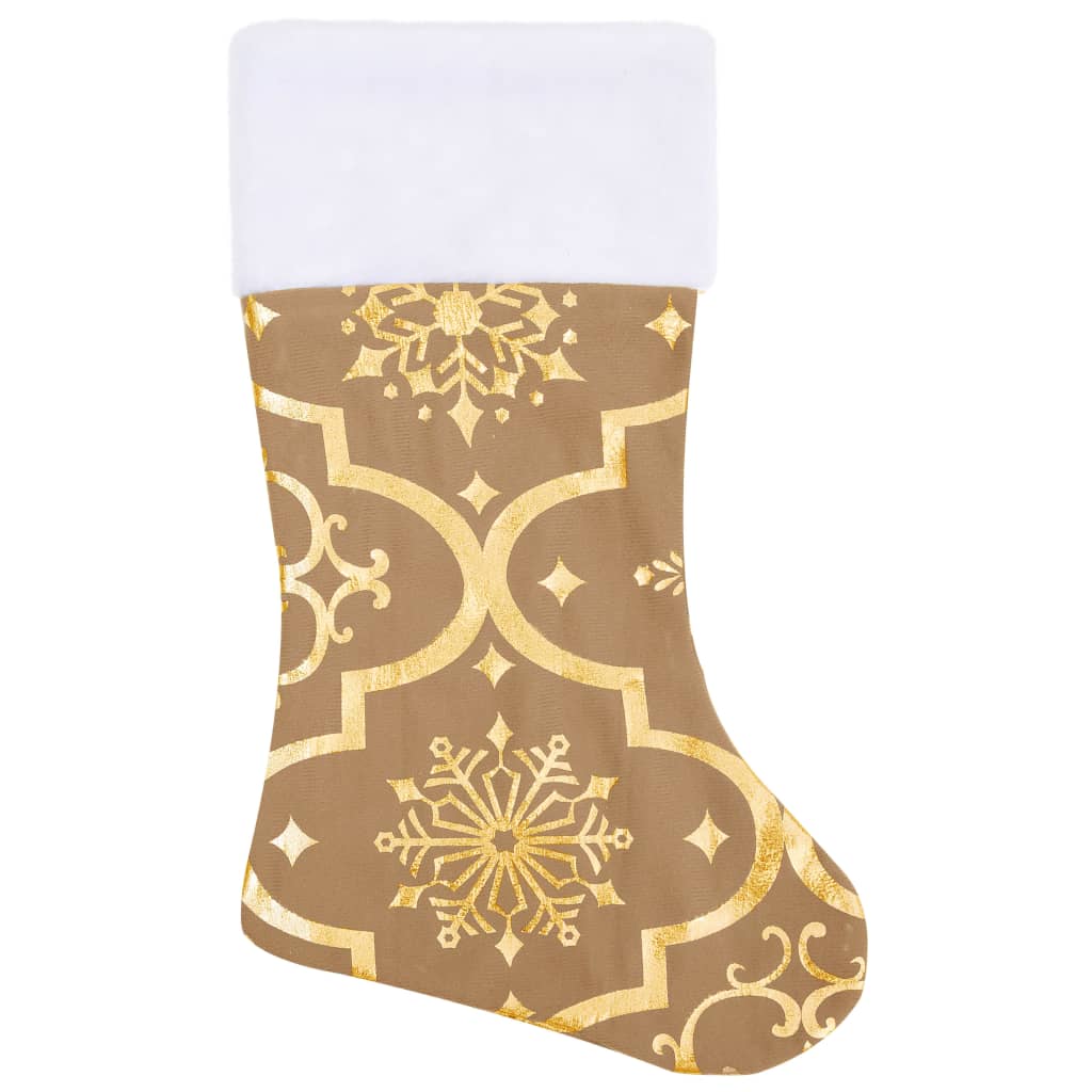 Luxurious christmas tree foot cover with christmas stocking fabric - yellow, 90 cm, 1 - number 4.