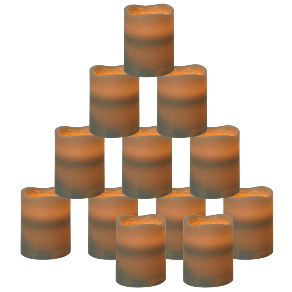 Bougie led pcs. avec télécommande lumière blanche chaude - gris, 24 - number 3.