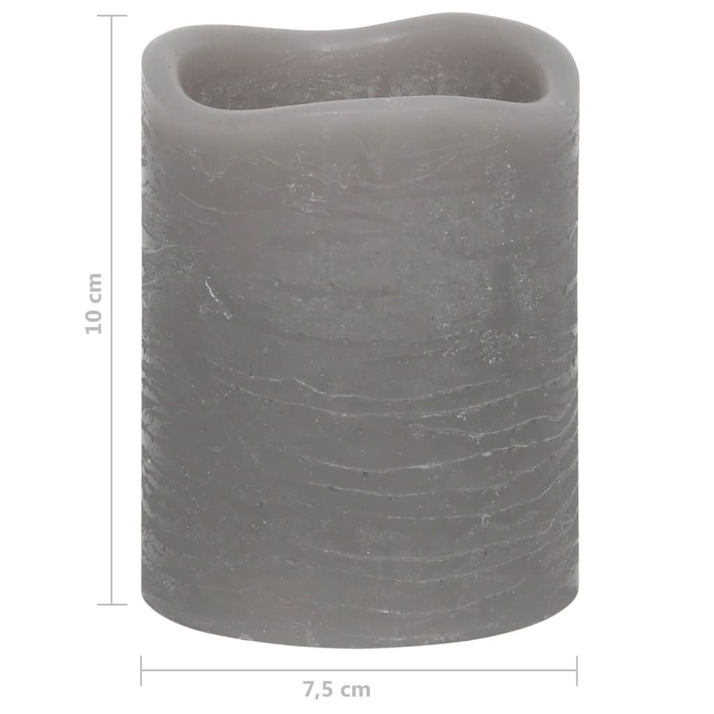 Bougie led pcs. avec télécommande lumière blanche chaude - gris, 24 - number 9.