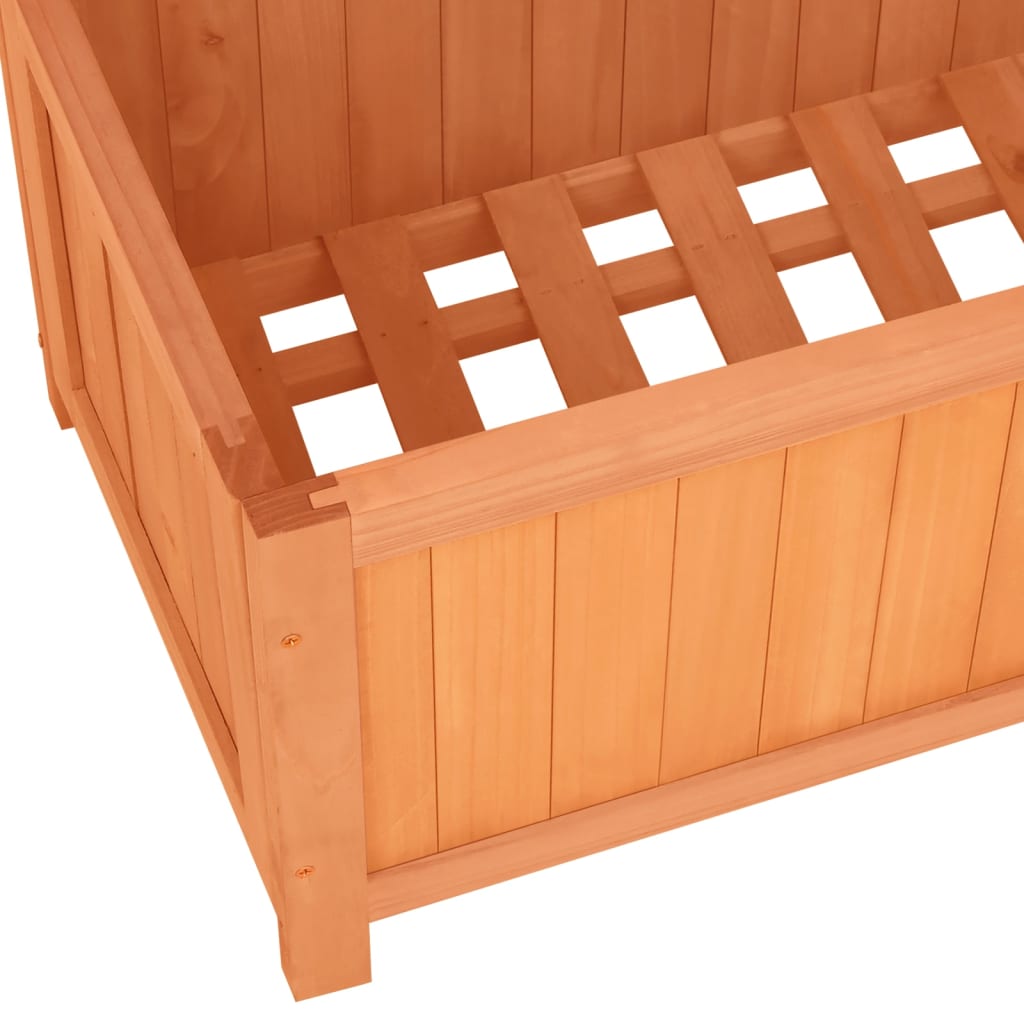 Planter with trellis solid pine - brown, 70 x 30 x 135 cm, 1 - number 6.