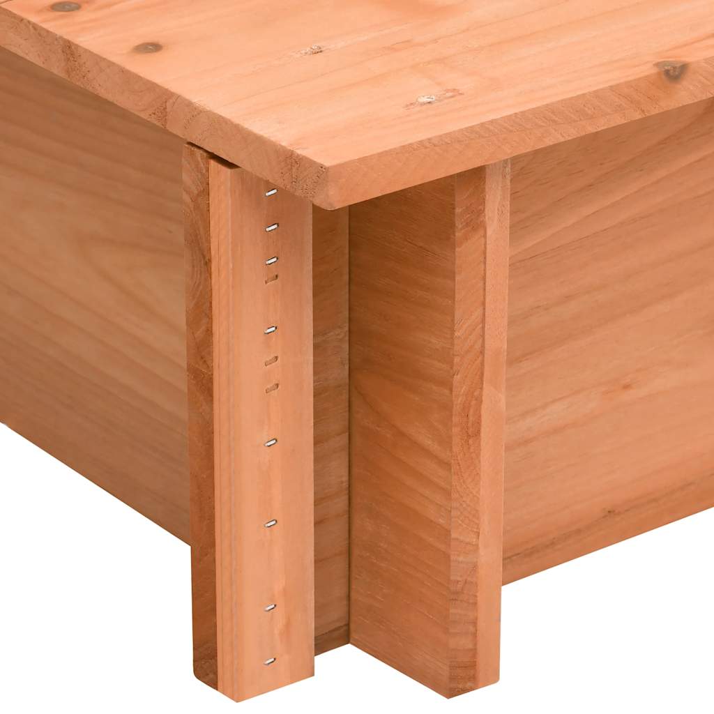 Bac à sable avec toit 112x112x112 cm bois de pin - number 6.