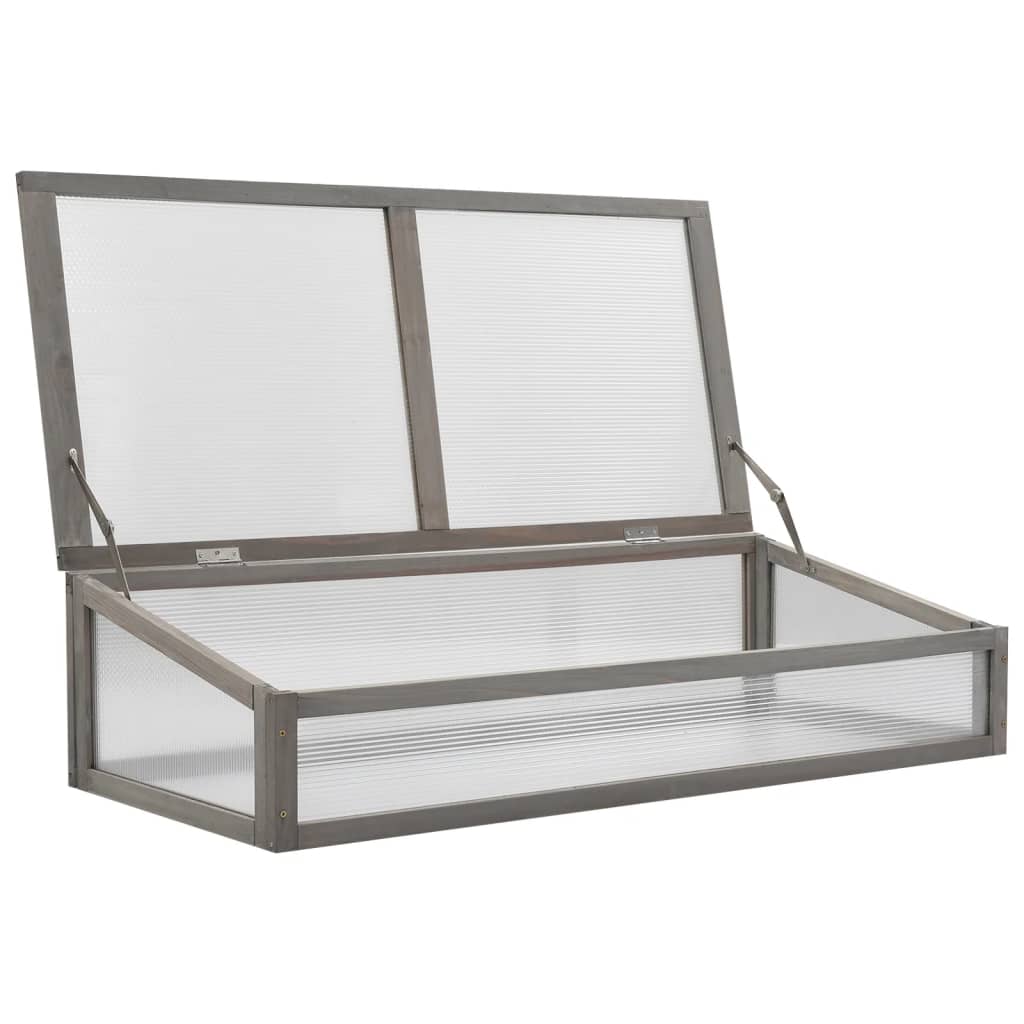 Povišena gredica sa plastenikom 110x54x120 cm puna smreka - number 10.